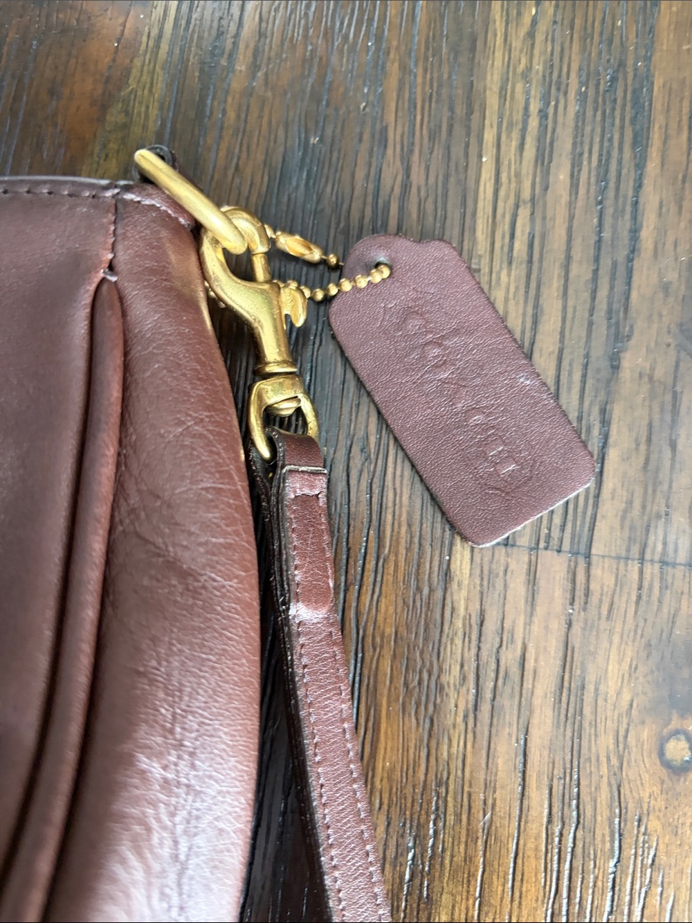 🇺🇸 Vintage Coach Legacy Demi in Mahogany crossbody year 1999 #9154 USA MADE - Picture 8 of 11